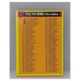 1973/74 Hockey Topps CHECKLIST 116 mk