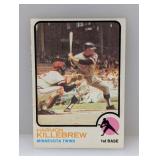 1973 Topps Baseball Harmon Killebrew HOF Twins