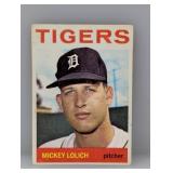 1964 Topps Baseball Mickey Lolich (ROOKIE) Tigers