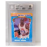 1990-91 Michael Jordan Fleer All-Stars #5 BGS 4