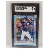 2020 Crow-Armstrong Bowman Ch Sky Blue Ref SGC 9