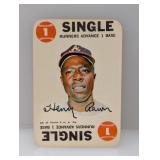 1968 Topps Baseball Game #4 Hank Aaron HOF Braves