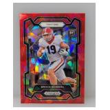 2024 Prizm Brock Bowers Red Cracked Ice RC #107