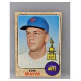 1968 Topps Baseball #45 - Tom Seaver "HOF - Mets"