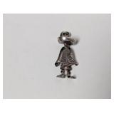 .925 Sterling Mexican Man Sombrero Pendant Charm