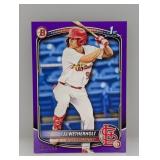 36/250 2025 Bowman JJ Weatherholt Purple BP-22