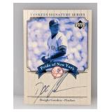 2003 Dwight Gooden UD Signature Series Auto