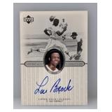 2000 Lou Brock UD Legends Legendary Auto Corner