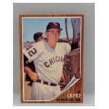 1962 Topps Baseball Al Lopez HOF 286