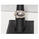 .925 Sterling Domed Ring Size 7