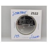 1oz .999 Silv Scarface 5000 Francs