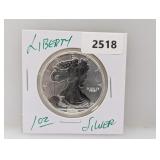 1oz .999 Silv Liberty Round