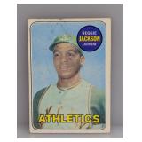 1969 Topps Reggie Jackson HOF-ROOKIE CARD 260 mkd