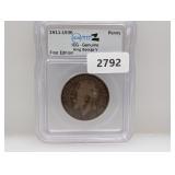 ICG 1911-1936 Genuine King George V Penny