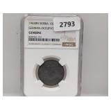 NGC 1943 Genuine German Occupation 10 Annas