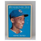 1961 Topps Ernie Banks #485 creases