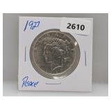 1927 90% Silv Peace $1 Dollar