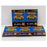 (5) 1991 Topps Stadium Club Series 2 Packs
