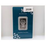 10G .999 Silv Kundan Bar