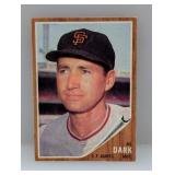 1962 Topps Al Dark 1948 ROOKIE of the YEAR 322