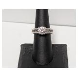 .925 Sterling Multiple CZ Ring Size 7