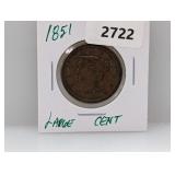 1851 Large One Cent