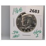 1968 40% Silv JFK Half $1 Dollar
