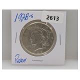 1928-S 90% Silv Peace $1 Dollar