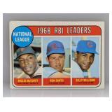 1969 Topps RBI LEADERS McCOVEY/SANTO/WILLIAMS 4