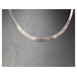 18" .925 Sterling Herringbone Necklace