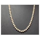 24" 14k Gold Pearl Necklace
