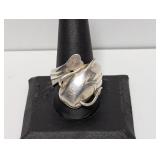 .925 Sterling Catfish Ring Size 11.5
