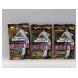 (3) 1999 Fleer Sports Illustrated Baseball Packs