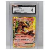 2016 Pokemon Evolutions Charizard EX Holo 12 CGC 8