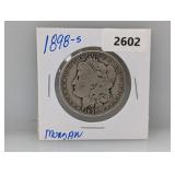 1898-S 90% Silv Morgan $1 Dollar