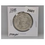 1898 90% Silv Morgan $1 Dollar