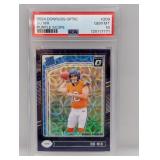 2024 Donruss Optic Bo Nix Purple Scope #209 PSA 10