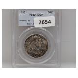 PCGS 1958 MS65 90% Silv Franklin Half $1