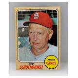 1968 Topps Red Schoendienst #294