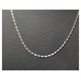 22" .925 Sterling Curb Chain Variant Necklace