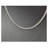 18" .925 Sterling Byzantine Chain Necklace