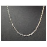 24" .925 Sterling Byzantine Chain Necklace
