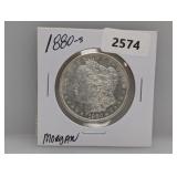 1880-S 90% Silv Morgan $1 Dollar