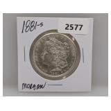 1881-S 90% Silv Morgan $1 Dollar