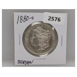1880-S 90% Silv Morgan $1 Dollar