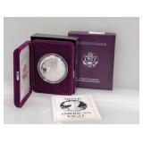 1990 1oz .999 Silv PF Eagle $1 Dollar