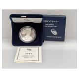 2012 1oz .999 Silv PF Eagle $1 Dollar