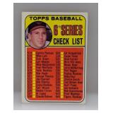 1969 Topps Checklist BROOKS ROBINSON 504 mk