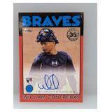William Contreras 2021 Topps Series 1 RC Auto /25