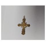 Rose Gold/Silver Cross Pendant